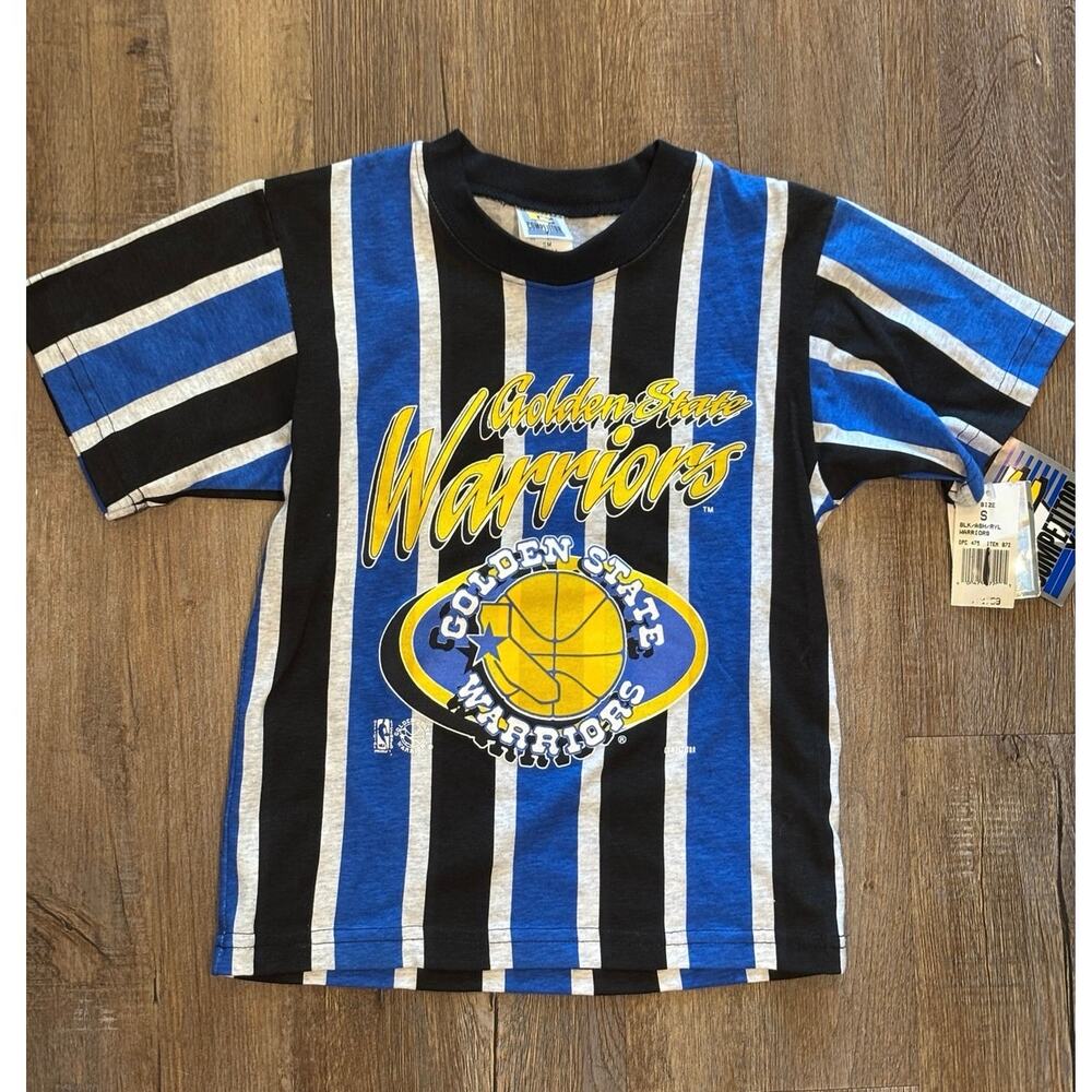 Vintage 90s Official NBA Golden State Warriors T shirt Tee with tags small